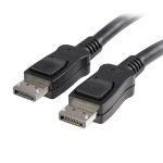 Product image for 3 m DisplayPortÂ® Cable with Latches - M