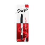 Product image for SHARPIE PERMANENT MARKER BLACK TWIN TIP