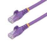 Product image for 2M CAT6 PURPLE SNAGLESS GIGABIT RJ45 PAT