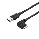 Product image for 1M USB 3.0 A TO MICRO B RIGHT ANGLE SLIM