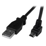 Product image for 2M MINI USB CABLE - A TO DOWN ANGLE MINI