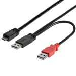Product image for USB Y-CABLE FOR MICRO USB EXTERNAL HARD