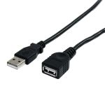Product image for 10FT BLACK USB 2.0 EXTENSION CABLE A TO