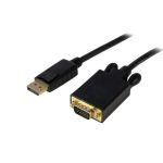 Product image for 10 FT DISPLAYPORT TO VGA ADAPTER CONVERT