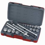 Product image for SOCKET SET 3/4IN DRIVE MM 18 PIECES