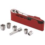Product image for Teng Tools M3812N1 12 Piece Socket Set, 3/8 in Hexagon Drive