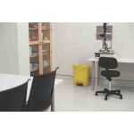 Product image for Rubbermaid Commercial Products Slim Jim 30L Yellow Pedal Waste Bin