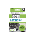 Product image for DYMO D1 BLK ON WHITE LABELLING TAPE,9MM