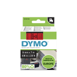 Product image for DYMO D1 BLACK ON RED LABELLING TAPE,9MM