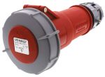 Product image for RED 3P+E IP67 POWER TOP SOCKET,32A 400V