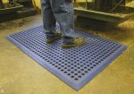 Product image for WORK-SAFE MAT,BLACK 1.5X0.9M