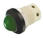 Product image for 22MM IP67 GREEN LED BLK CHROME,230VAC