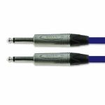 Product image for BLUE MONO JACK TO JACK CABLE ASSEMBLY,3M