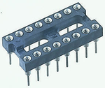 Product image for 24 WAY TURNED PIN DIL SOCKET,0.3IN PITCH