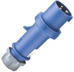 Product image for MENNEKES, ProTOP IP44 Blue Cable Mount 3P Industrial Power Plug, Rated At 16.0A, 230.0 V