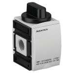 Product image for EMERSON – AVENTICS Rotary Knob 3/2 Pneumatic Manual Control Valve AS2-SOV Series