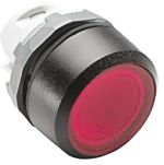 Product image for Push Button 22mm Illuminated Red Moment