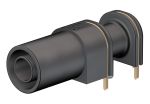 Product image for Staubli Black Female Banana Plug - Solder Termination, 1000V, 24A