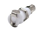 Product image for 1/4IN. OD HOSE SHUT-OFF COUPLING