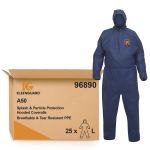 Product image for KLEENGUARD A50 COVERALL, BLUE, L