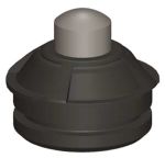 Product image for ROUNDED PLUNGER,STAINLESS STEEL