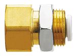 Product image for BULKHEAD CONNECTOR 4MM TO 1/4
