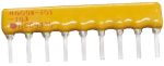 Product image for 8-BUSSED THICK FILM RESISTOR,220R 1.13W