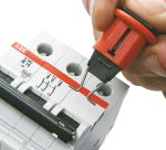 Product image for Brady 1 Lock 7mm Shackle Glass Fibre Reinforced Plastic, Stainless Steel Circuit Breaker Lockout- Red