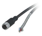 Product image for CONNECTION CABLE 2M WITH CONNECTOR M12