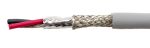 Product image for Alpha Wire 2 Pair Foil and Braid Multipair Industrial Cable 0.241 mm²(CE, CSA, UL) Grey 30m EcoCable Mini Series