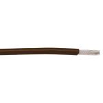 Product image for WIRE 22 AWG PVC MIL-W-76 B BROWN 30M