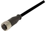 Product image for M12 CABLE ASSEMBLY A-COD ST/ST F/M 10,0M