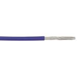 Product image for UL1213 HOOK UP WIRE PTFE 24AWG BLUE 30M