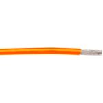 Product image for PTFE HOOK UP WIRE 30AWG 250V ORANGE 30M