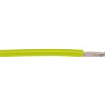 Product image for PTFE HOOK UP WIRE 30AWG 250V YELLOW 30M