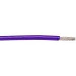 Product image for PTFE HOOK UP WIRE 28AWG 250V VIOLET 30M