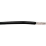 Product image for PTFE HOOK UP WIRE 26AWG 250V BLACK 30M