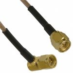 Product image for SMA NON-BOOTED CABLE 50OHM RG-316 12"