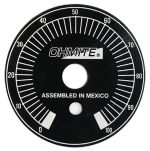 Product image for DIAL 1/2 IN.ALUMINUM BLACK FOR P N R U