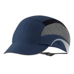 Product image for JSP Navy Short Peaked Bump Cap, HDPE Protective Material