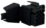 Product image for SMS CABLE RECEPTACLE HOUSING W/HOOD, 12P