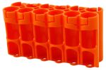 Product image for STORACELL 12 AA BATTERY CASE ORANGE