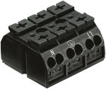 Product image for 4 CONDUCTOR TERM BLOCK,2 POLE,CLAMP