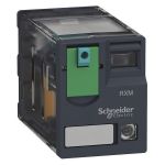 Product image for 14 pin relay 24 Vdc coil ,4PDT,3 A,w/led