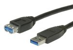 Product image for ROLINE USB3.0 CABLE, A-A, M/F, 0.8M