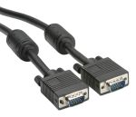 Product image for ROLINE HQ VGA W.FERRITE+DDC HD15 M/M 15M