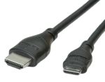 Product image for ROLINE HDMI HSPD TYPEA M-TYPEC M 0.8M