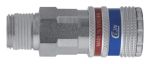 Product image for 1/4 BSPT FEMALE, VENTED E-SAFE COUPLING