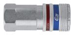 Product image for 1/2 BSP FEMALE E-SAFE PNEUMATIC COUPLING