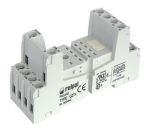 Product image for Relpol 4 Pin Relay Socket, DIN Rail for use with R4N Relay, T-R4 Relay